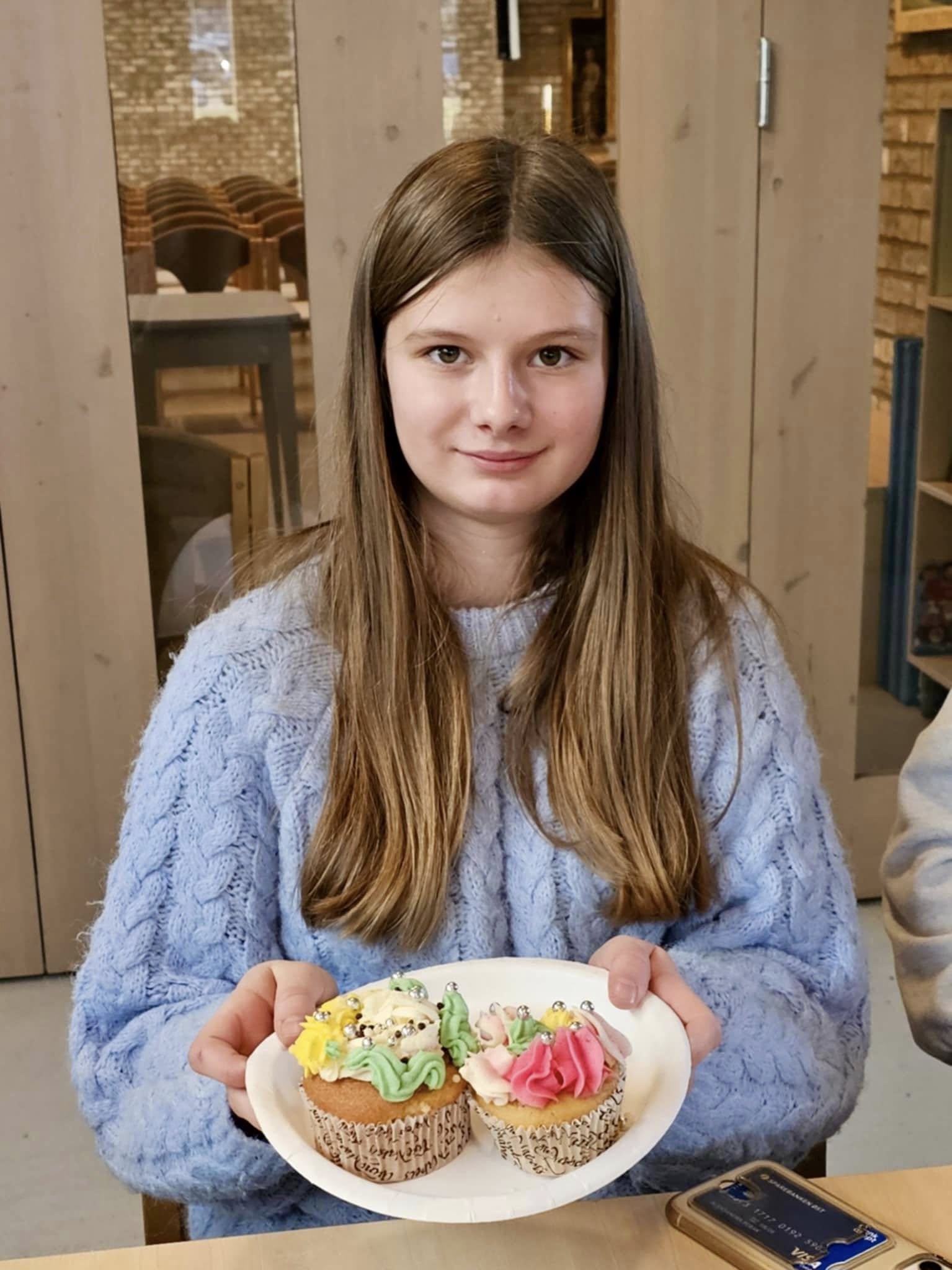 Cupcake pynting på forandingshuset