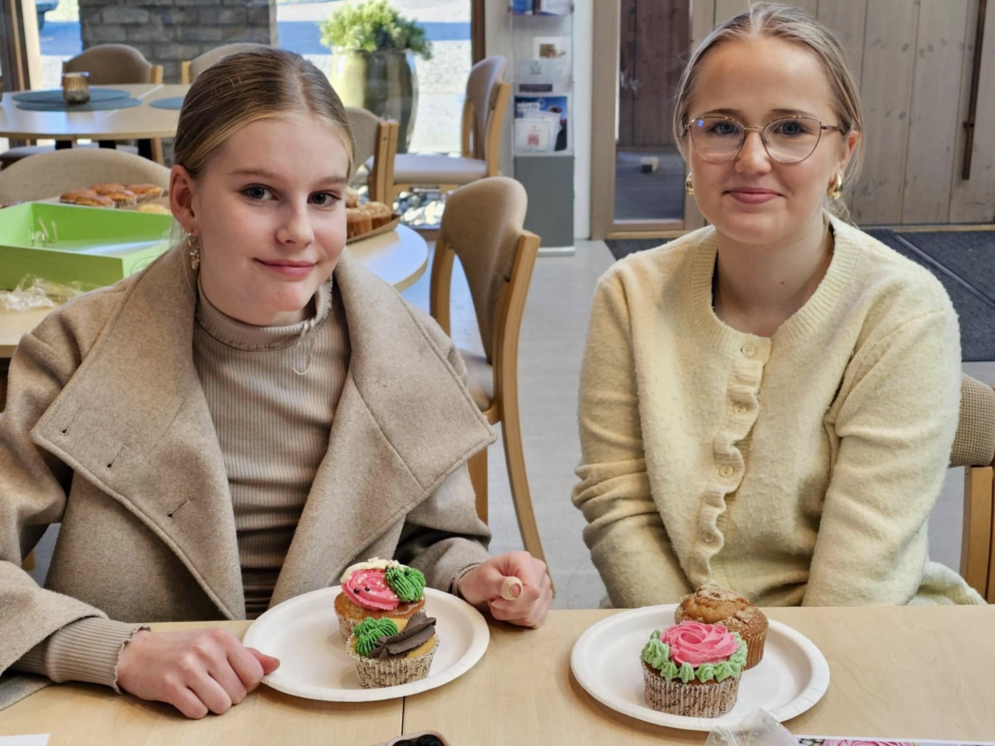 Cupcake pynting på forandingshuset